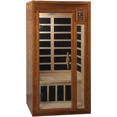 Outdoor Unique 4-osobowa zamknięta sauna na podczerwień Odchudzanie Fitness Joga Sauna Room