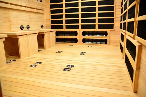 Wielofunkcyjna joga na podczerwień Sauna zewnętrzna Hemlock 110V / 220V