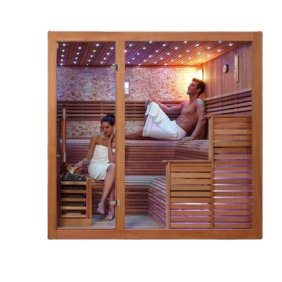 Gorąca luksusowa mokra para do użytku osobistego Sauna solna z kamieniem solnym