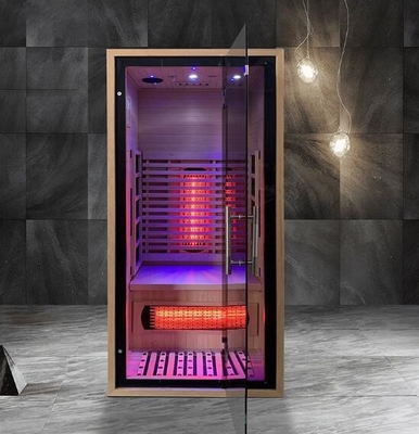 Shape Room Sauna na daleką podczerwień Spa fińska mini sauna na pół ciała 100 kg