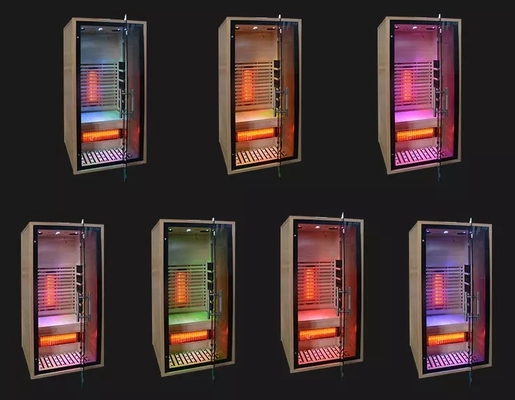 Shape Room Sauna na daleką podczerwień Spa fińska mini sauna na pół ciała 100 kg