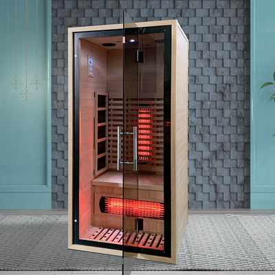 Shape Room Sauna na daleką podczerwień Spa fińska mini sauna na pół ciała 100 kg