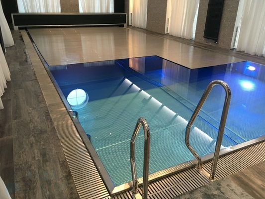 Piękny hydromasaż Garden Metal Frame modułowy basen wewnętrzny Swim Spa Luxury 12x24 Inground Pool