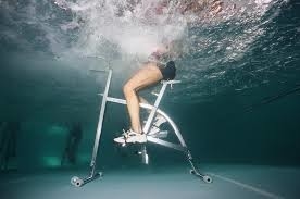 Oryginalny fabryczny podwodny rower basenowy Aqua Hydrorider Bike