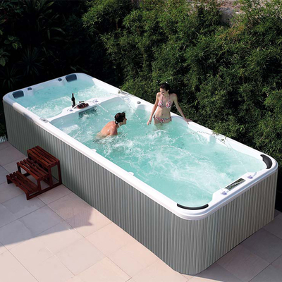 Ogród Prefabrykowany basen SPA Akrylowy basen z hydromasażem Mini basen
