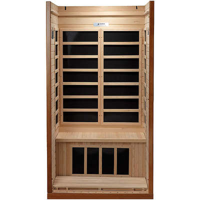 Outdoor Unique 4-osobowa zamknięta sauna na podczerwień Odchudzanie Fitness Joga Sauna Room