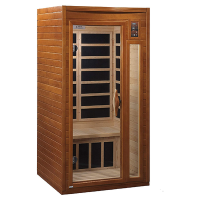 Outdoor Unique 4-osobowa zamknięta sauna na podczerwień Odchudzanie Fitness Joga Sauna Room