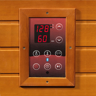 Outdoor Unique 4-osobowa zamknięta sauna na podczerwień Odchudzanie Fitness Joga Sauna Room