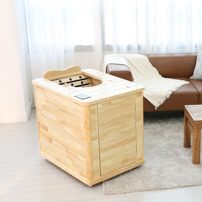 Half Body Home Tradycyjna sauna Przenośna cykuta 1 osoba przenośna