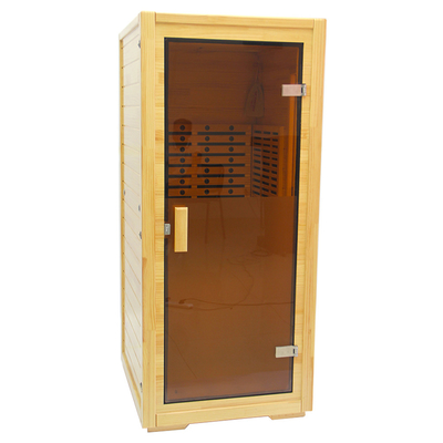 Hemlock Far Infrared Sauna Room 240 V 1,5 kW Outdoor Half Body Sauna