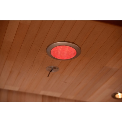 Sauna wewnętrzna na daleką podczerwień Pokój 2-4 osób Kanadyjski Hemlock Drewniany 9KW