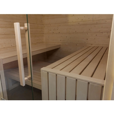 Kanada Hemlock Dry Sauna Room 220V Tradycyjny Nordic Świerk Drewniany