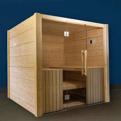 Kanada Hemlock Dry Sauna Room 220V Tradycyjny Nordic Świerk Drewniany