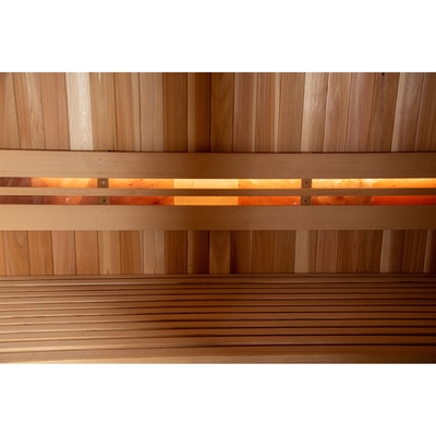 4-6 osób Tradycyjne sauny 9kw Indoor Nordic Spruce Dry z podgrzewaczem Harvia