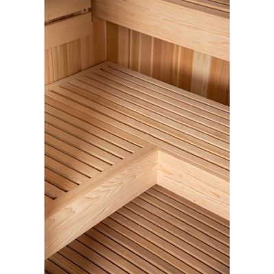 4-6 osób Tradycyjne sauny 9kw Indoor Nordic Spruce Dry z podgrzewaczem Harvia