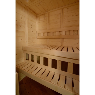 6kw Tradycyjna sucha sauna ETL 2-osobowa Nordic Spruce Steam Sauna Room