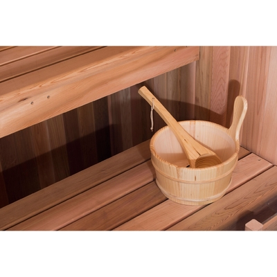 220V sucha parowa tradycyjna sauna kryty drewno czerwony cedr ETL