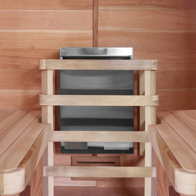 Tradycyjny trend Przenośna sauna Solid Red Cedar Sauna Parowa Pokój 2 osoby