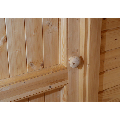 Outdoor Nordic Spruce Drewniana 6-osobowa kabina do sauny na podczerwień Tradycyjna