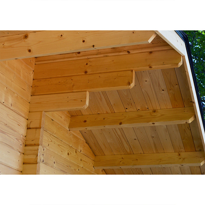 Outdoor Nordic Spruce Drewniana 6-osobowa kabina do sauny na podczerwień Tradycyjna